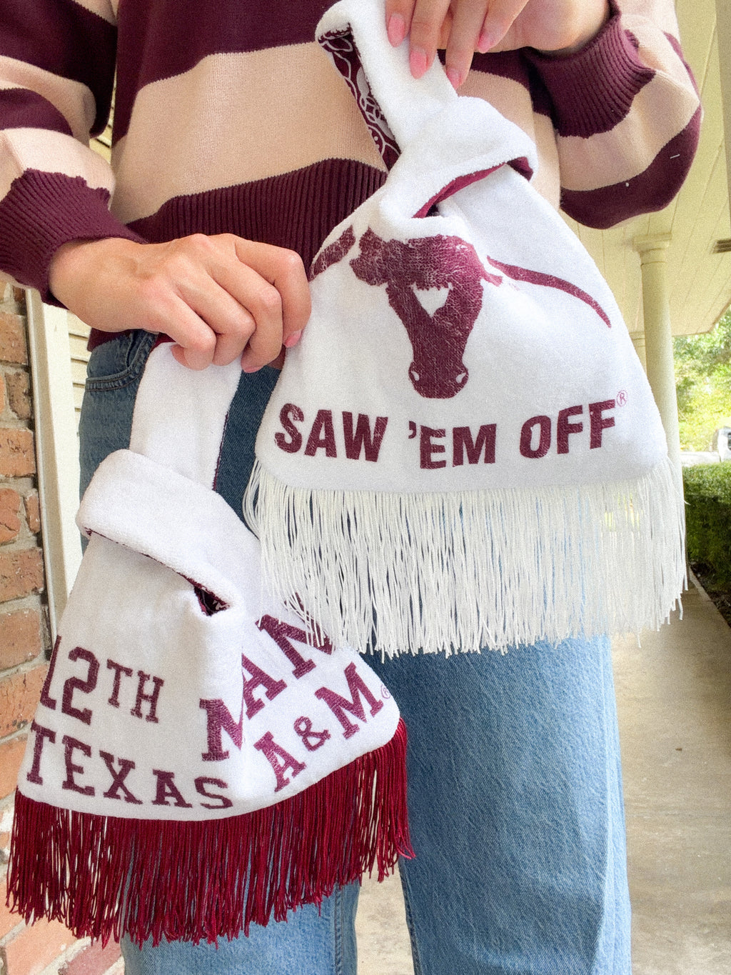 Aggie Towel Knot purse