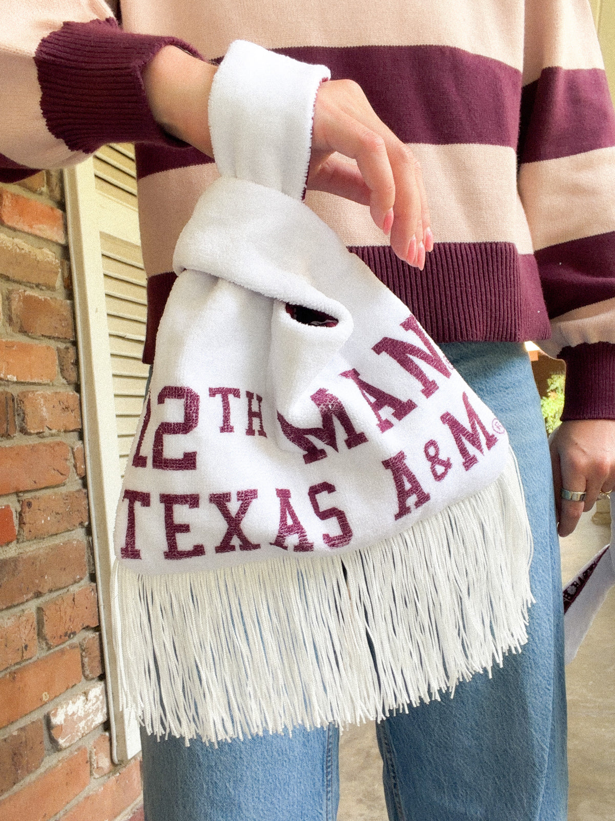 Aggie Towel Knot purse