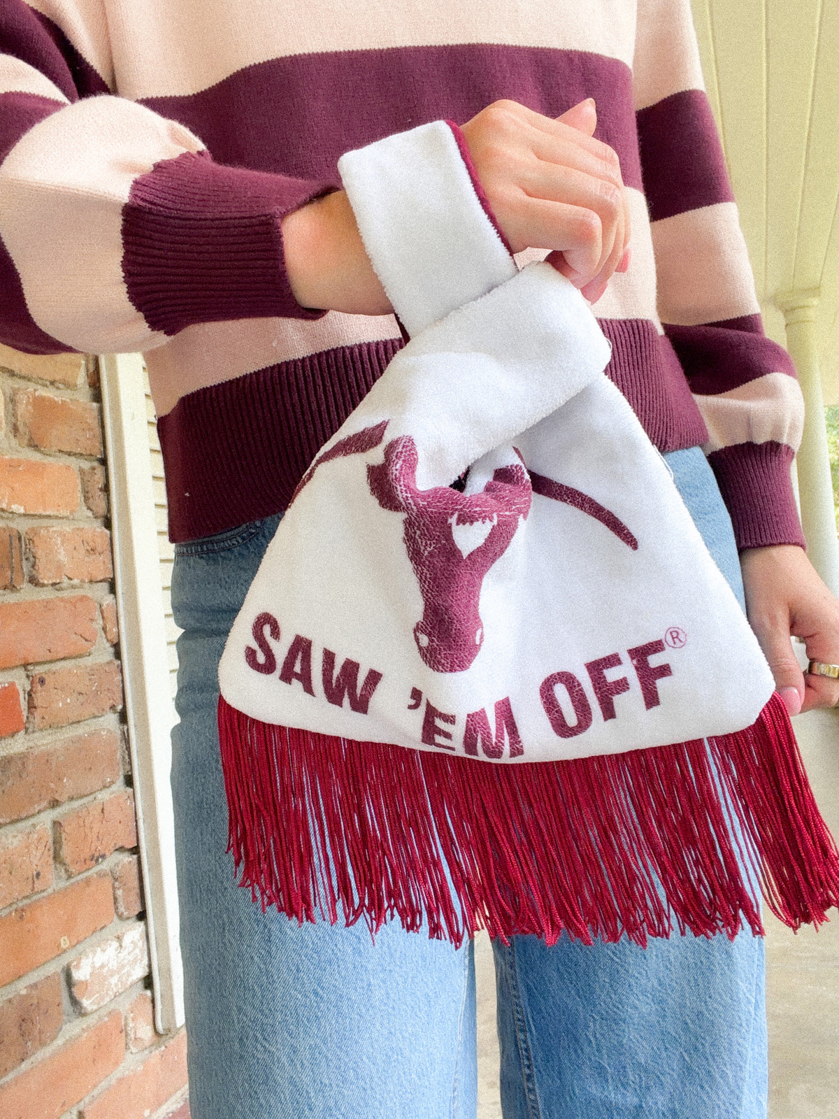 Aggie Towel Knot purse